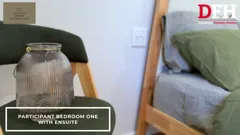 Bedside furnishings in bedroom one