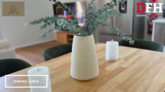 Dining table styling detail