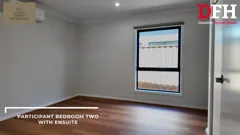 Participant bedroom two, shown unfurnished