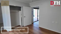 Open wardrobe in bedroom two