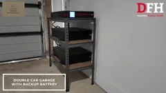 Equipment pictured in the garage — specifications to be confirmed