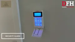 Security alarm control panel