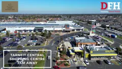 Aerial view of Tarneit Central shopping centre